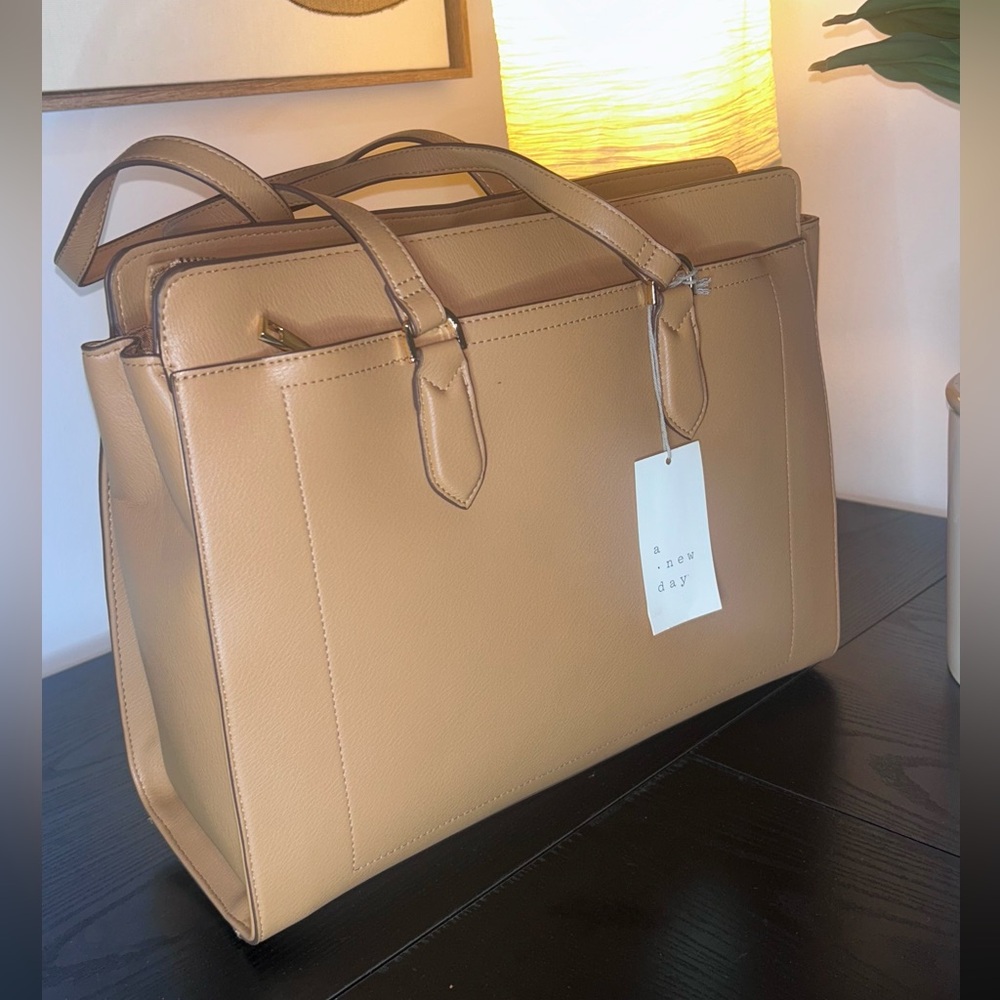 A New Day Classic Tan Tote Bag